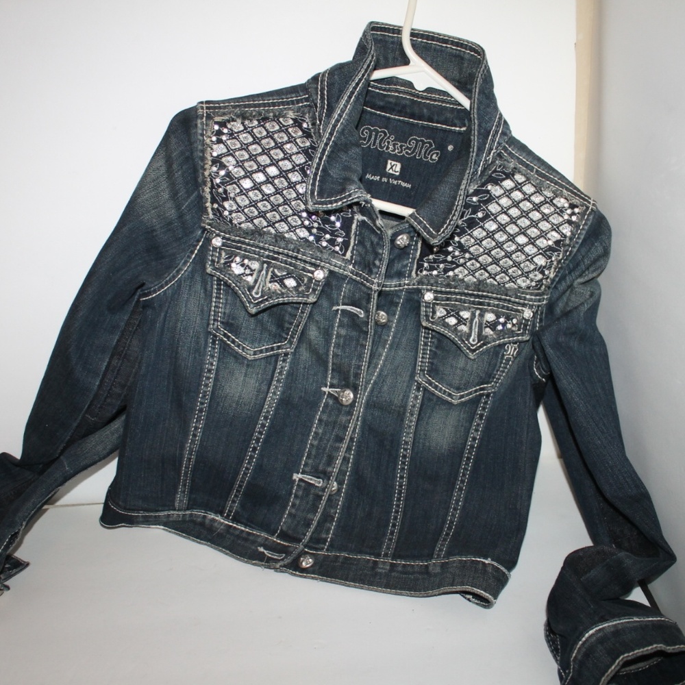 **SOLD* Authentic Miss Me Denim Jacket